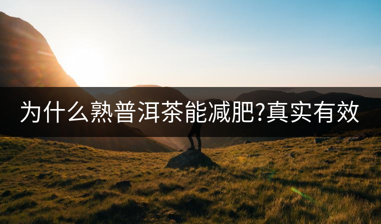 為什么熟普洱茶能減肥?真實(shí)有效嗎？