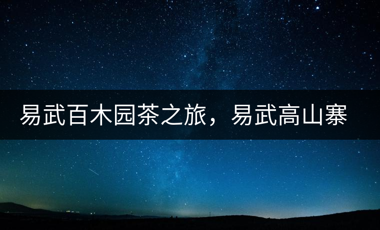 易武百木園茶之旅，易武高山寨古茶山