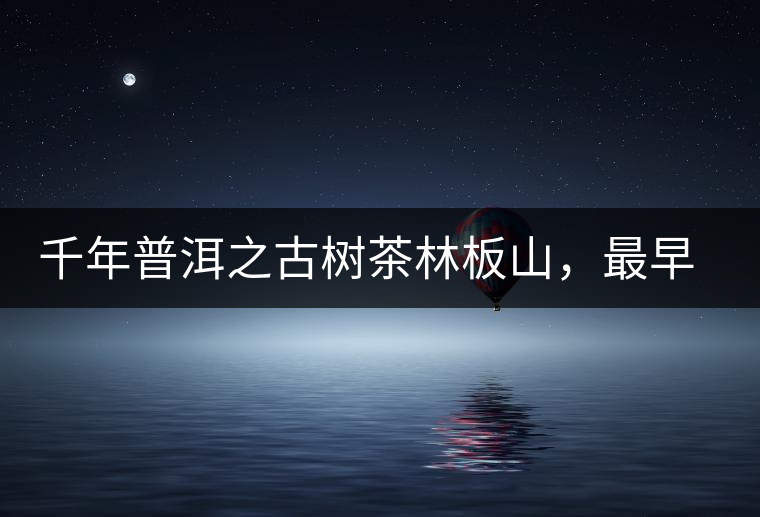 千年普洱之古樹茶林板山，最早的貢茶產(chǎn)地和皇家茶園