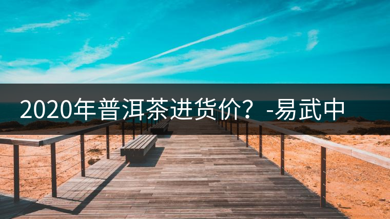 2020年普洱茶進貨價？-易武中聘號