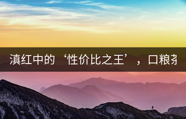 滇紅中的‘性價(jià)比之王’，口糧茶首選！