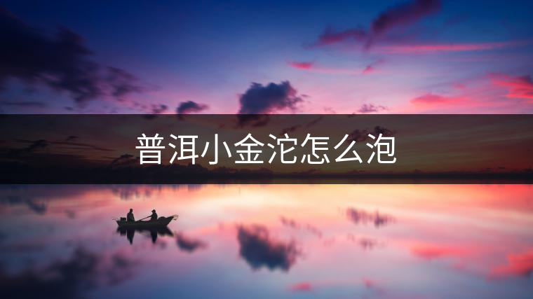 普洱小金沱怎么泡 普洱小金沱怎么泡