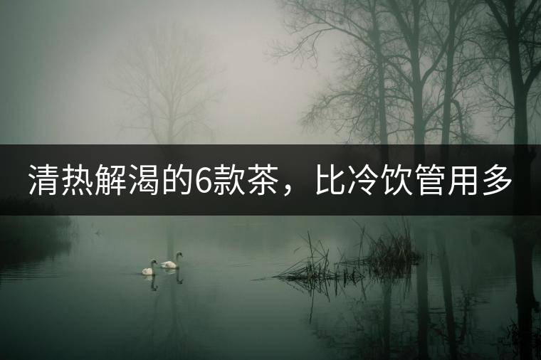 清熱解渴的6款茶，比冷飲管用多了！