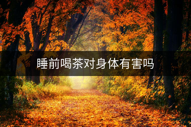 睡前喝茶對身體有害嗎