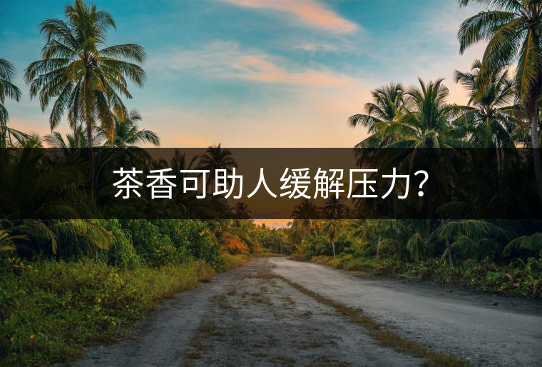 茶香可助人緩解壓力？