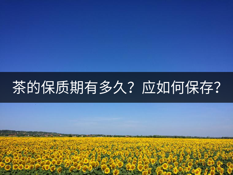 茶的保質(zhì)期有多久？應(yīng)如何保存？