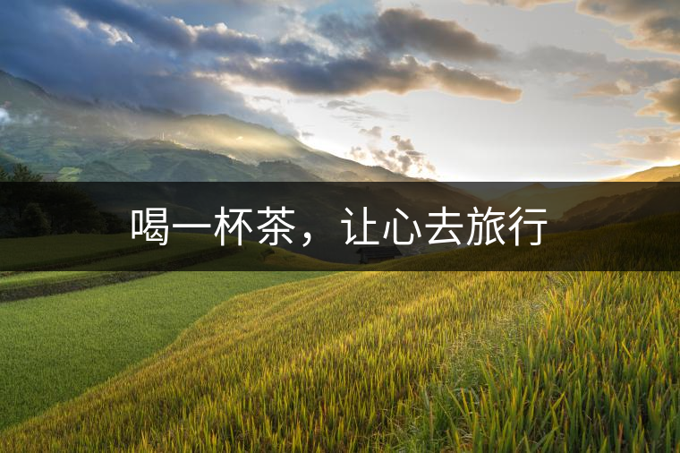 喝一杯茶，讓心去旅行
