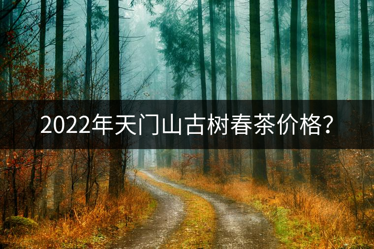 2022年天門山古樹春茶價(jià)格？