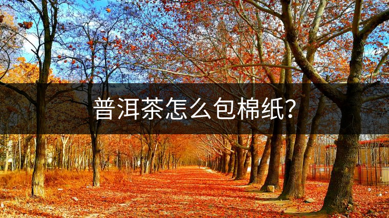 普洱茶怎么包棉紙？