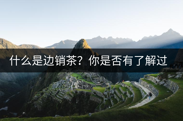什么是邊銷茶？你是否有了解過(guò)邊銷茶呢？