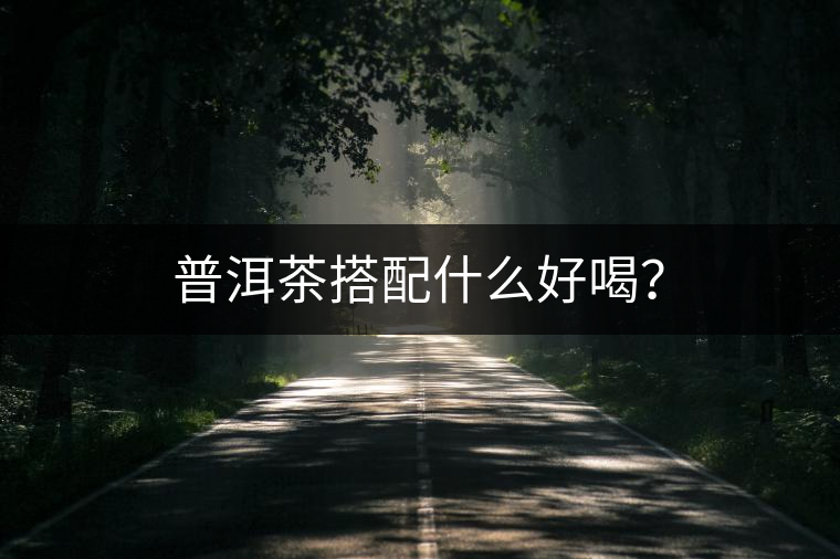 普洱茶搭配什么好喝？