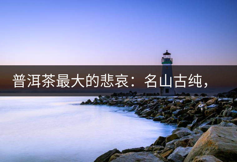 普洱茶最大的悲哀：名山古純，高端熟茶的未來在哪里？