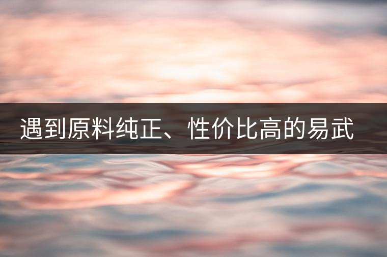 遇到原料純正、性價比高的易武熟茶，算是個小概率事件了
