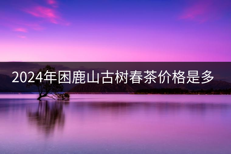 2024年困鹿山古樹春茶價(jià)格是多少？