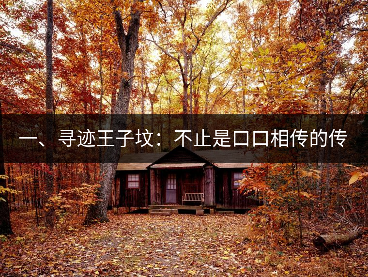 一、尋跡王子墳：不止是口口相傳的傳說，是刻在土地里的歷史