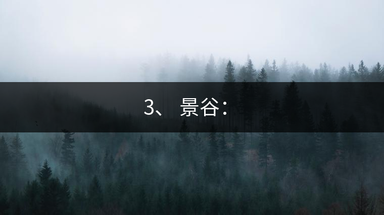 3、 景谷：?